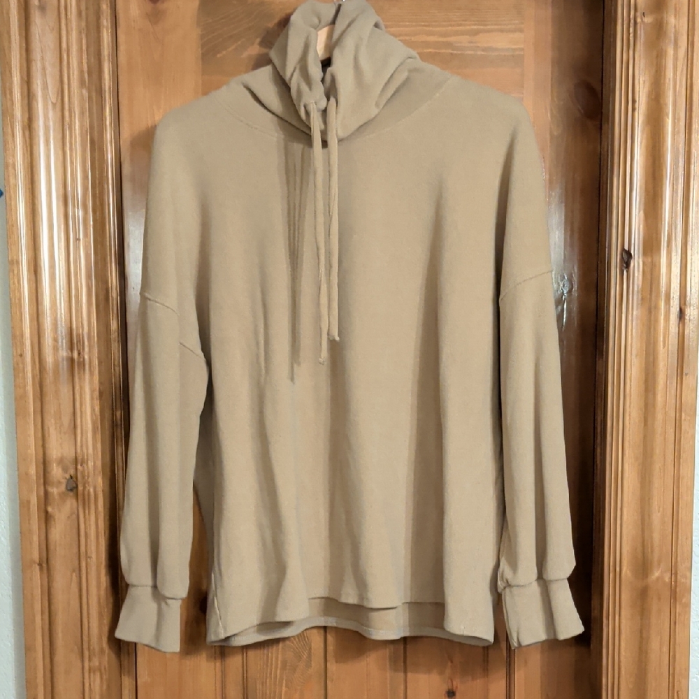 Cherish Cozy Tan Turtleneck Sweater